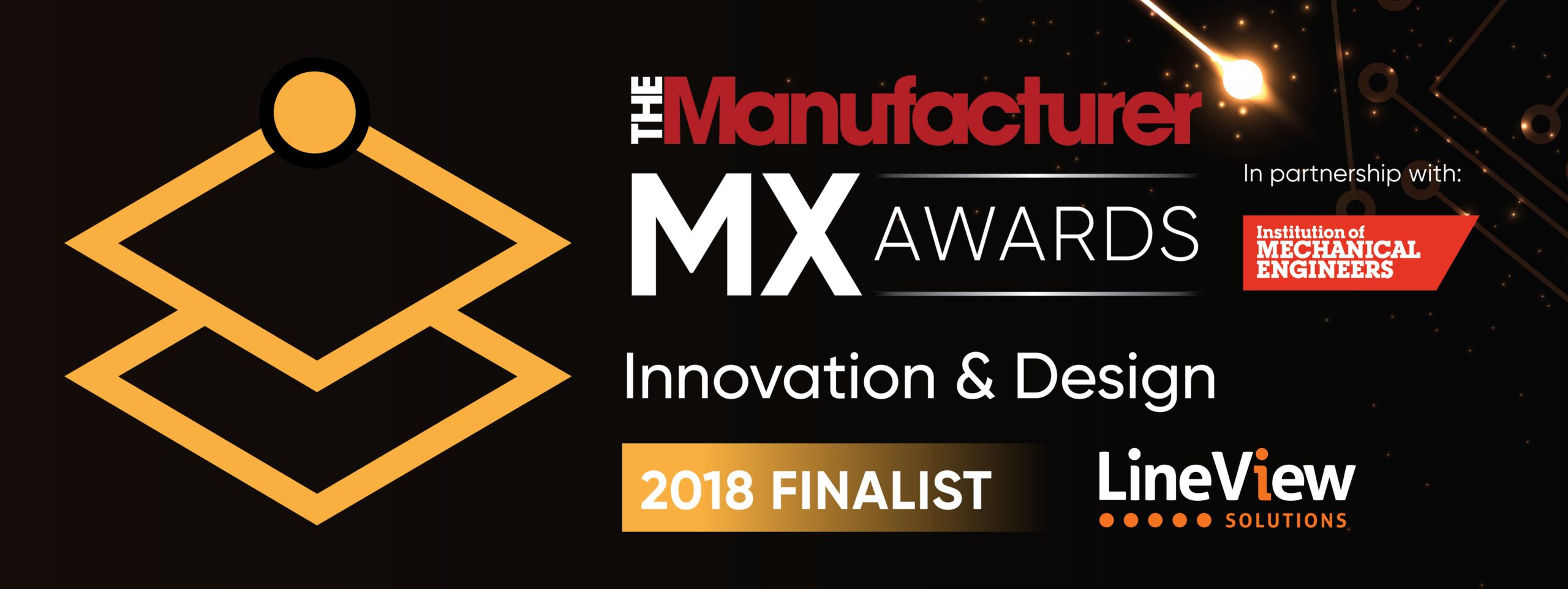 LineView are shortlisted for the Innovation & Design award at The Manufacturer MX Awards 2018!