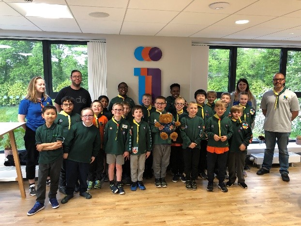 Local cub scouts earn their Digital Citizen Badge at the Innovation Campus